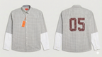 Vintage Micro-Check Boxy Shirt (Pink/White)