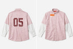 Vintage Micro-Check Boxy Shirt (Pink/White)